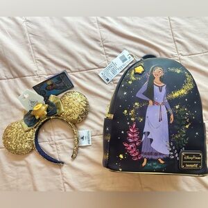 Disney Wish Loungefly Backpack and Ears